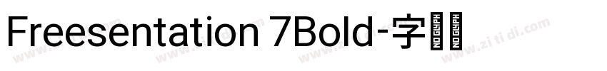 Freesentation 7Bold字体转换 Freesentation 7Bold字体转换